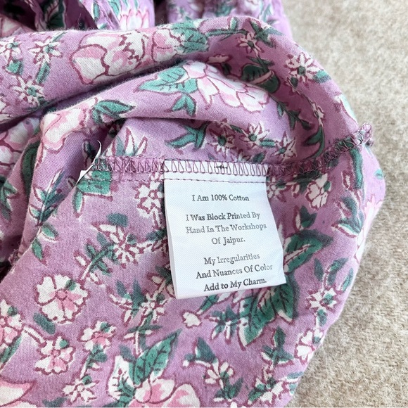 Mille resort maxi/midi slip dress in purple floral - Picture 4 of 8